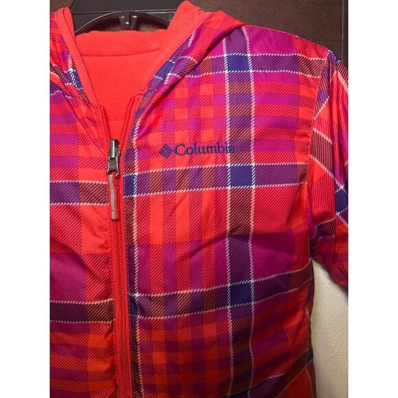 Columbia Girls Reversible Coat size Large - Picture 3 of 7